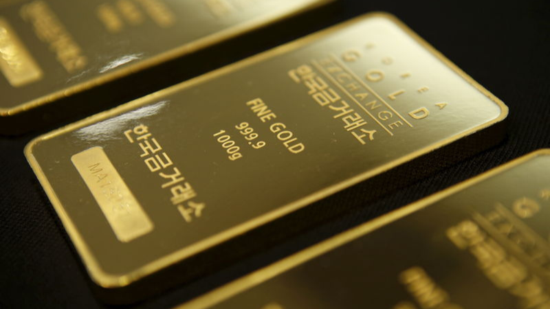 金价进一步回落，因美元回升，银行担忧缓解(1)